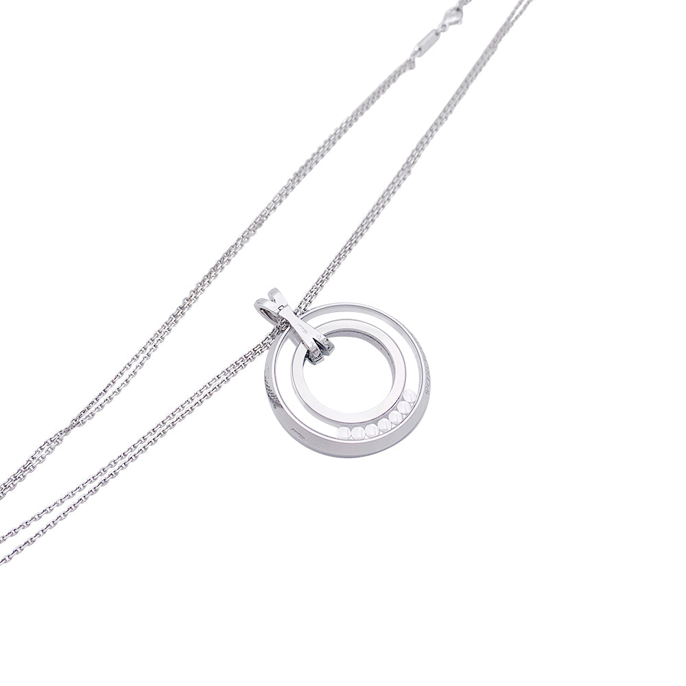 Chopard necklace, "Happy Diamonds", white gold, diamonds.