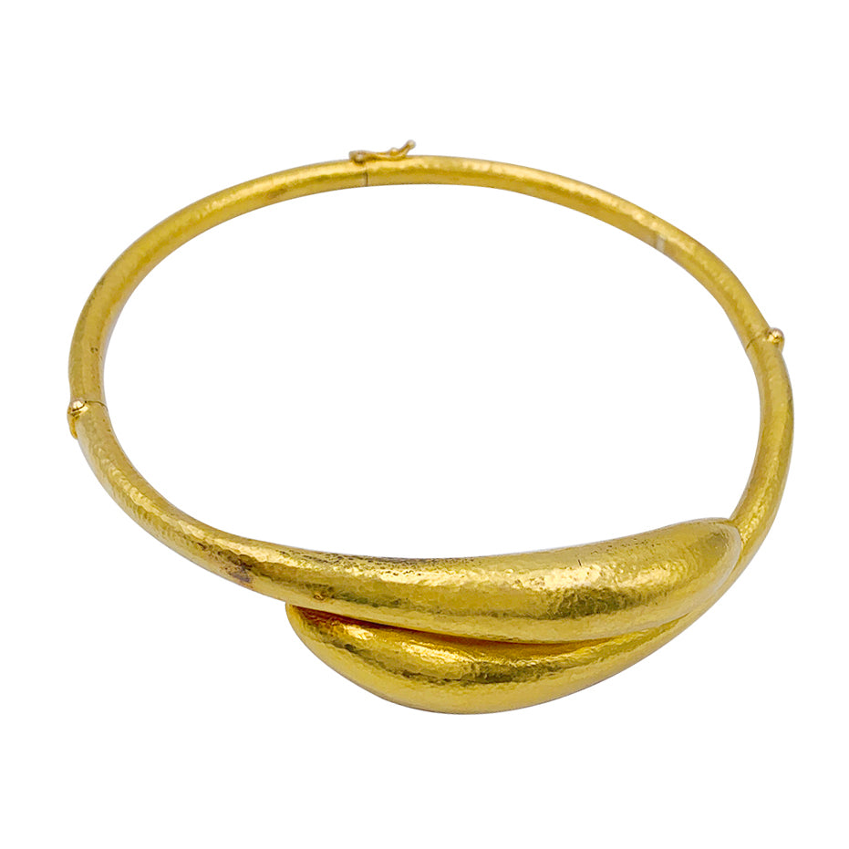 Collier Lalaounis, collection "Neolithic", en or jaune.