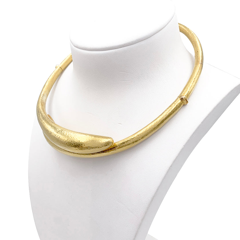 Lalaounis necklace, "Neolithic" collection, in yellow gold.