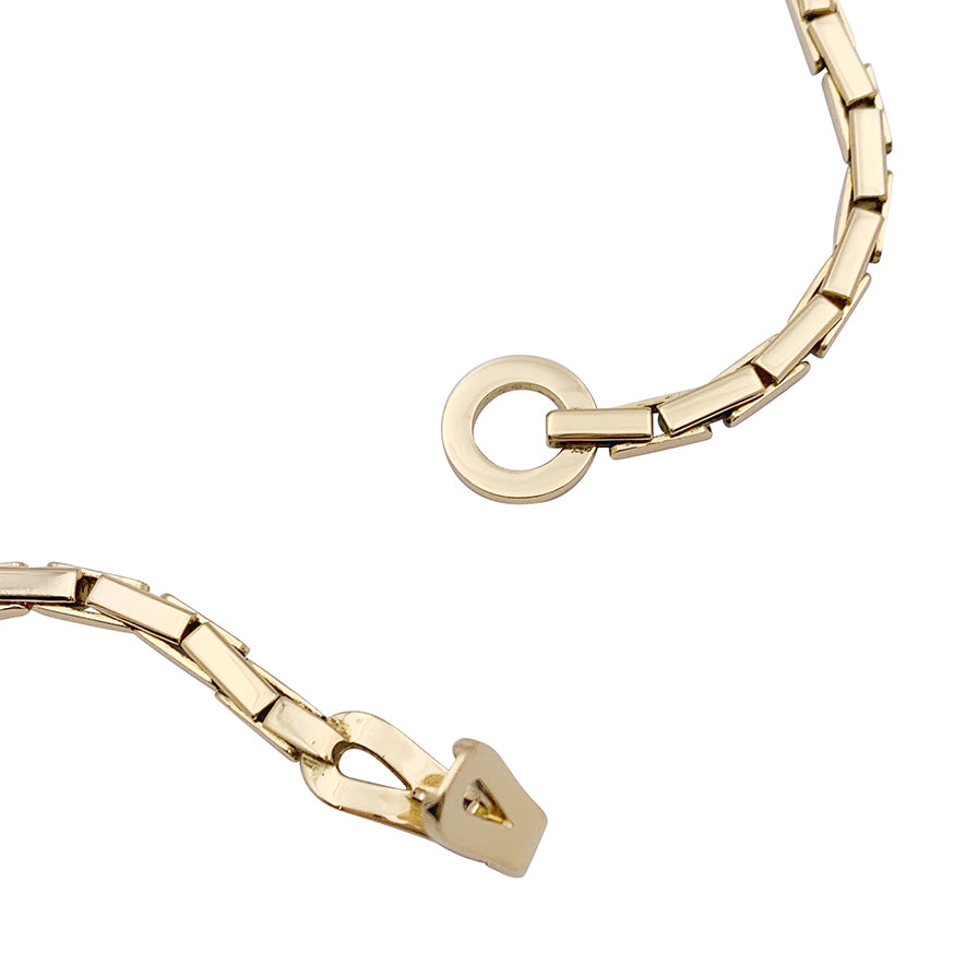 Cartier necklace, "Agrafe", yellow gold.
