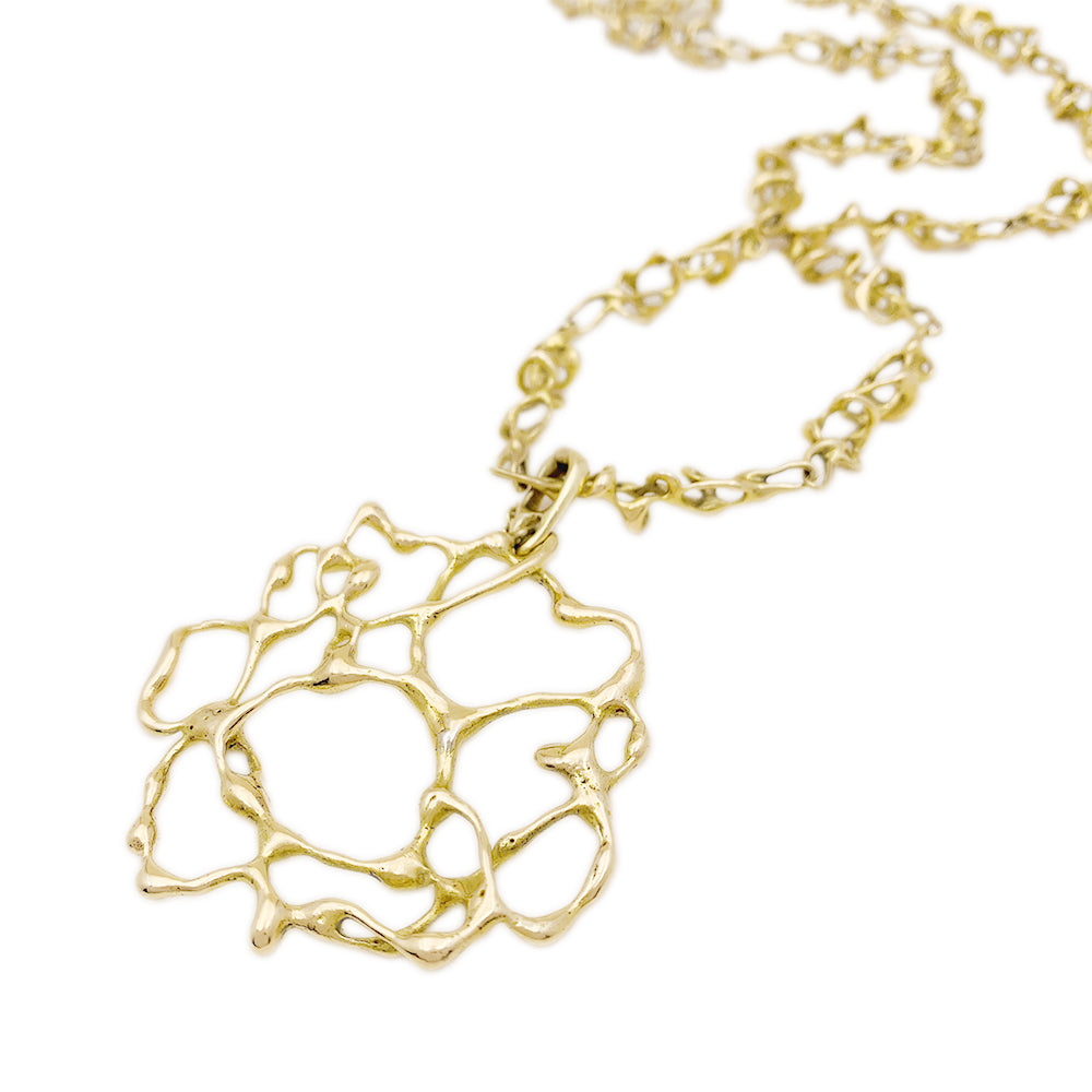Mellerio vintage yellow gold necklace.