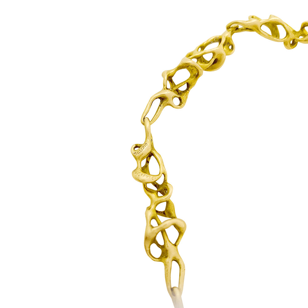 Mellerio vintage yellow gold necklace.