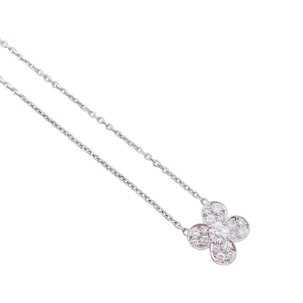 Van Cleef & Arpels necklace, white gold, diamonds.