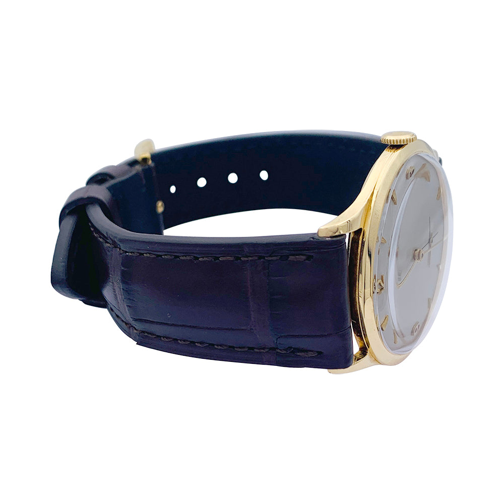 Montre Audemars Piguet, "Classique", or jaune, cuir.