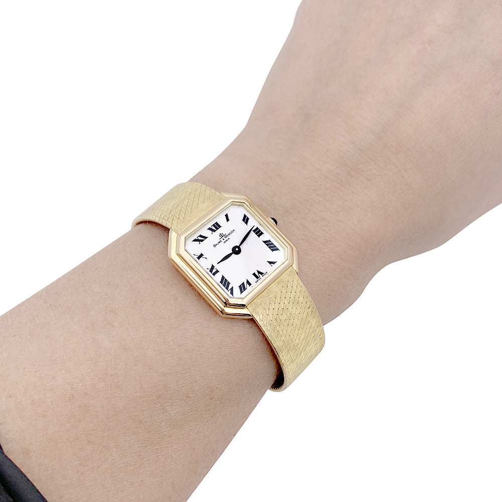Vintage Baume & Mercier watch, yellow gold.