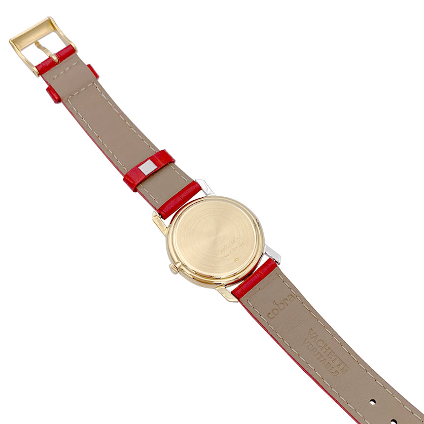 Chopard watch, yellow gold, white gold, diamonds.