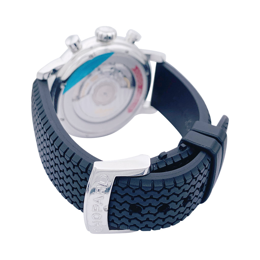 Chopard watch, "Mille Miglia Classic Chronograph", steel, rubber.
