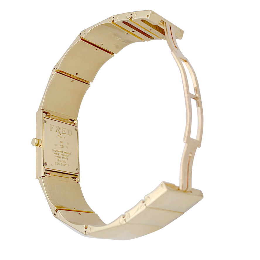 Fred watch, "Cut", yellow gold.
