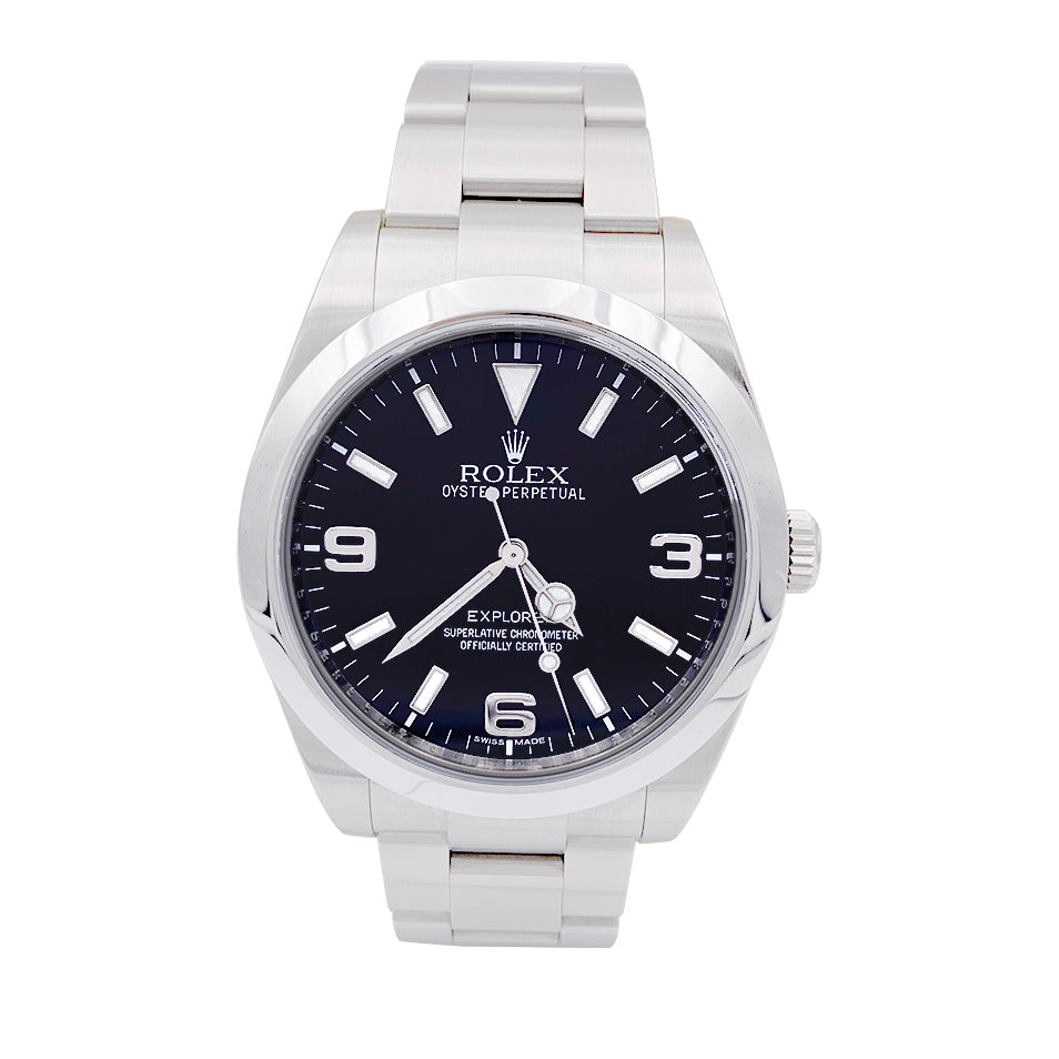 Montre Rolex, "Oyster Perpetual Explorer", acier.