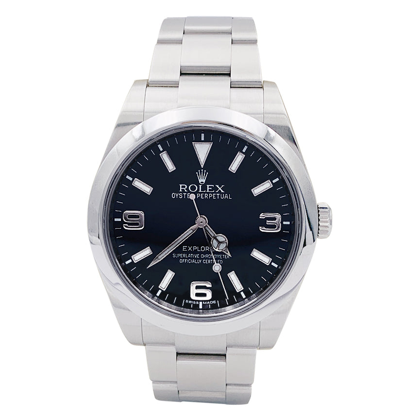 Montre Rolex, "Oyster Perpetual Explorer", acier.