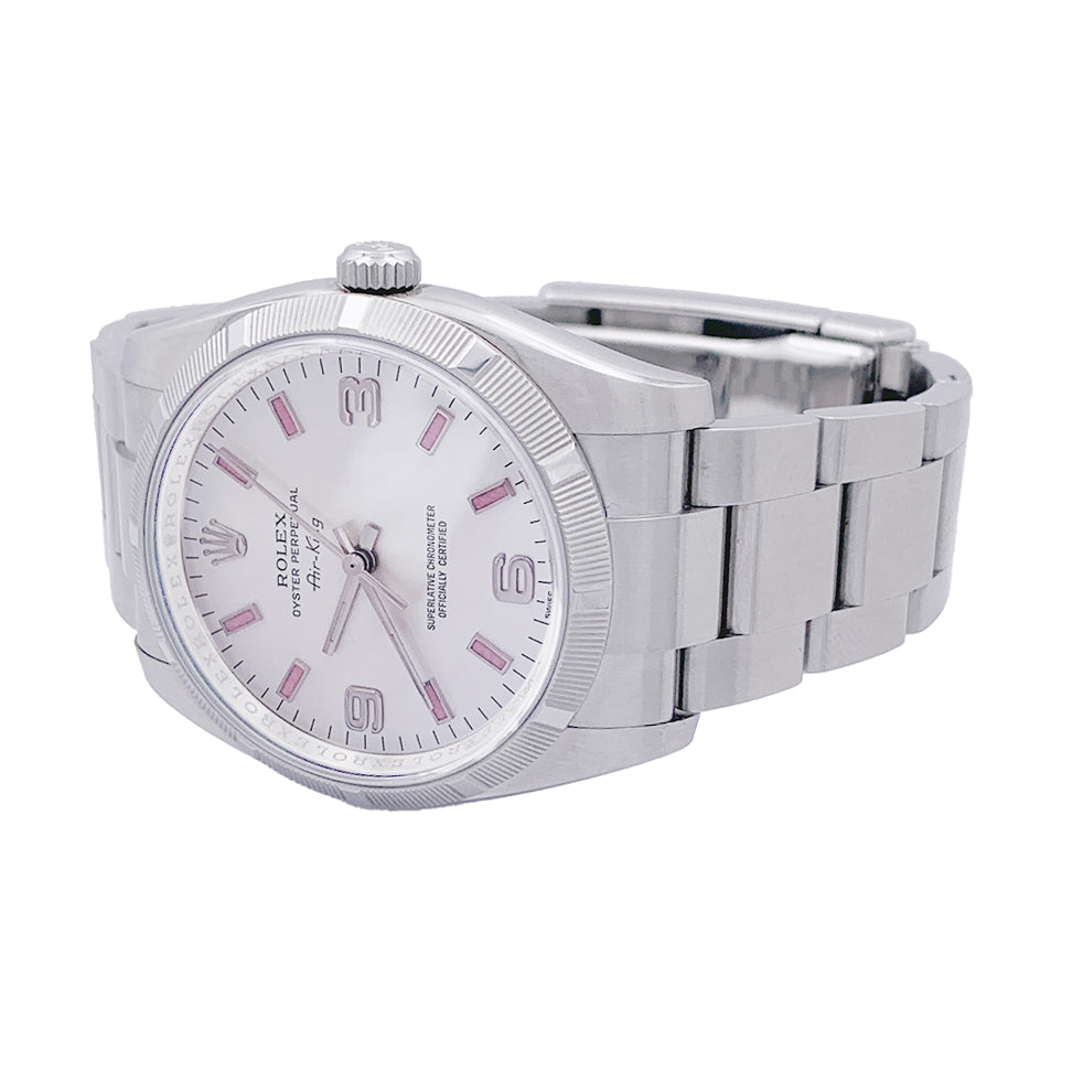 Montre Rolex, "Oyster Perpetual Air-King", acier.
