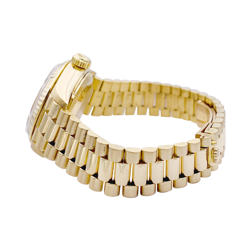 Rolex watch, "Oyster Perpetual Datejust", yellow gold.