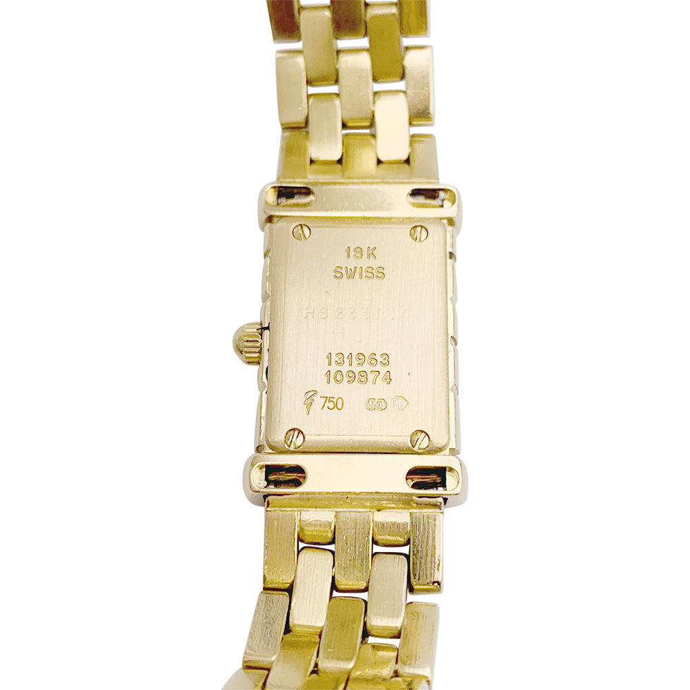 Van Cleef & Arpels watch, "Façade", yellow gold.