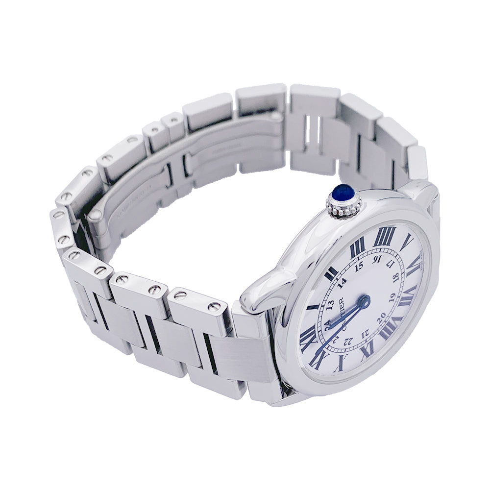 Cartier watch, "Ronde Solo", steel.