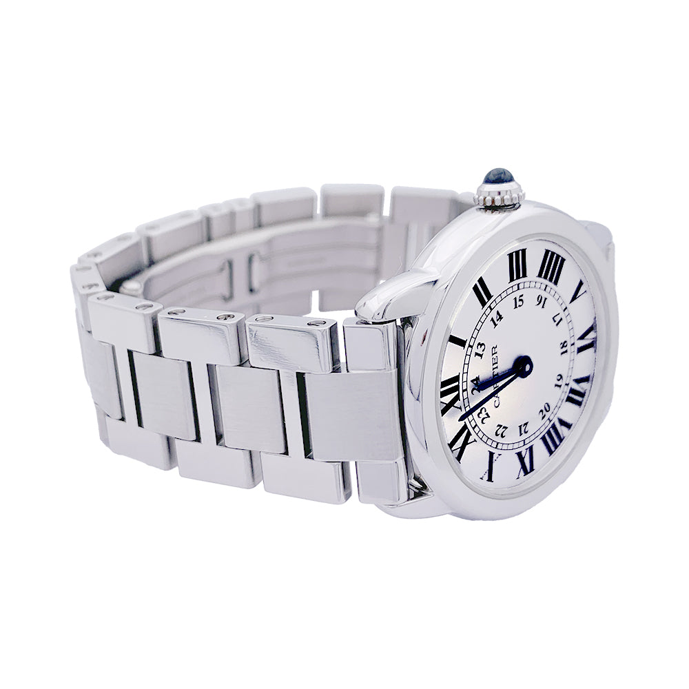 Cartier watch, "Ronde Solo", steel.