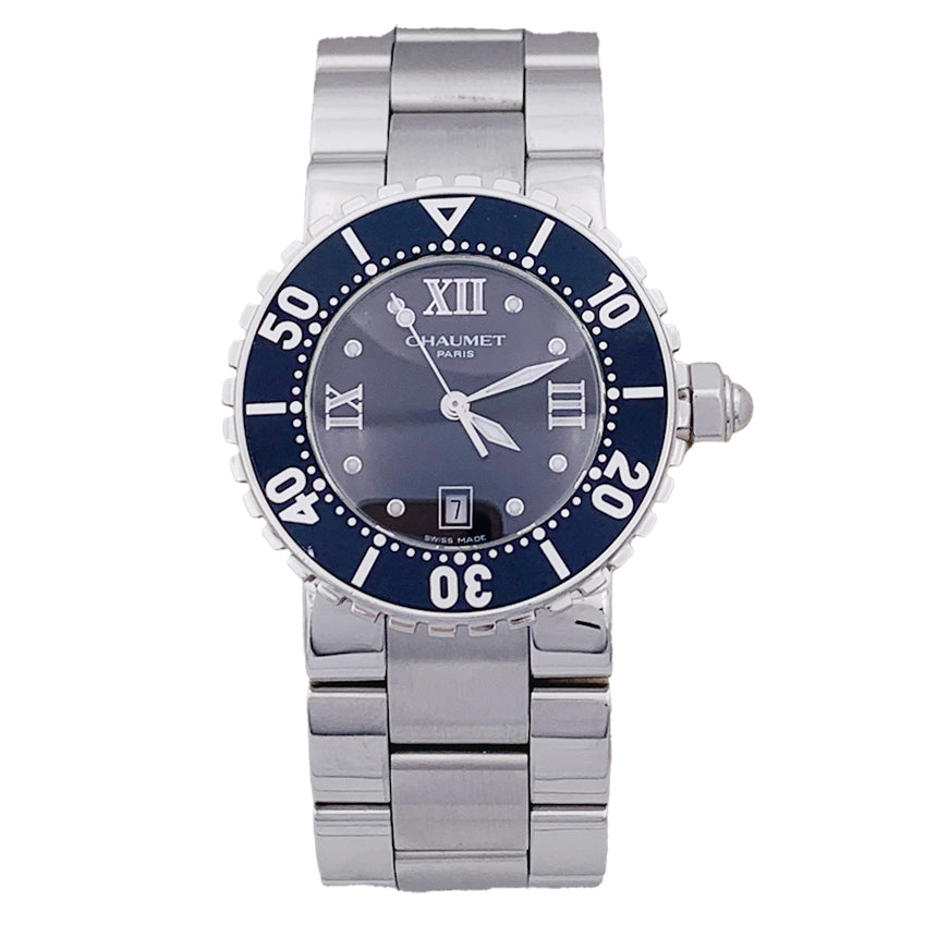 Montre Chaumet, "Class One", acier.