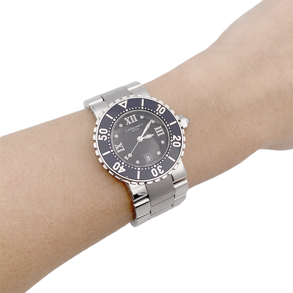 Chaumet watch, "Class One", steel.