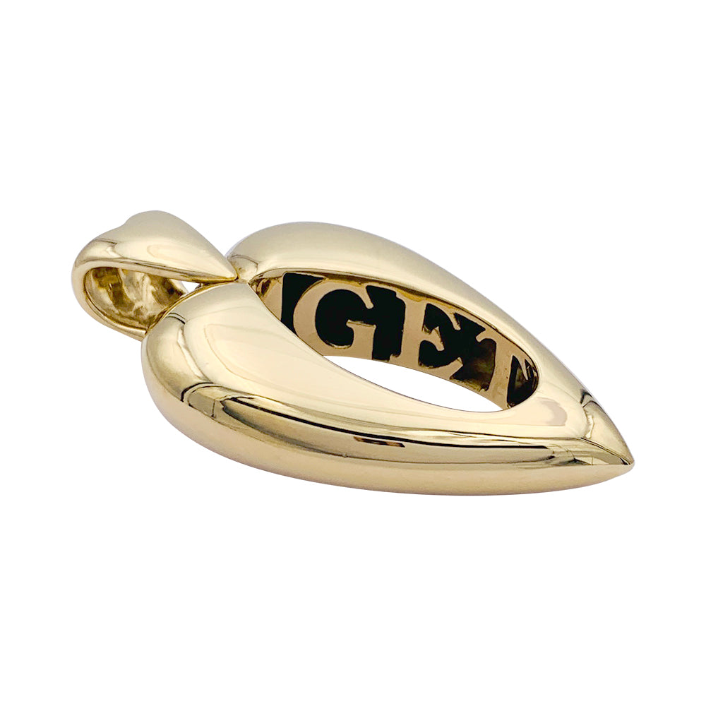 Pendentif Piaget, "Coeur Piaget d'or", or jaune.