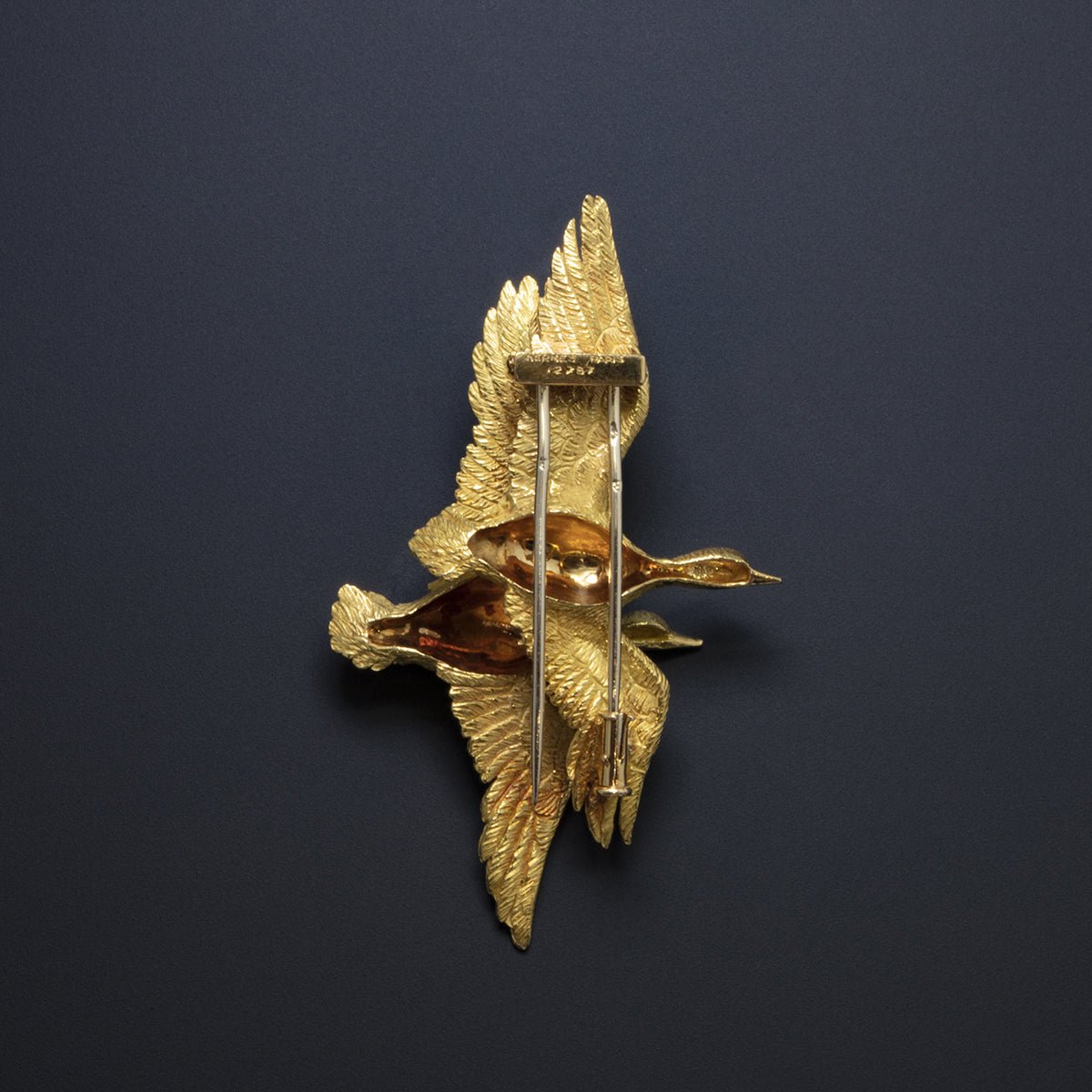 Broche « Canards » signée Hermès - Maison Eloe