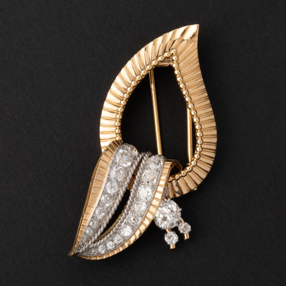 Broche Feuille - Maison Eloe