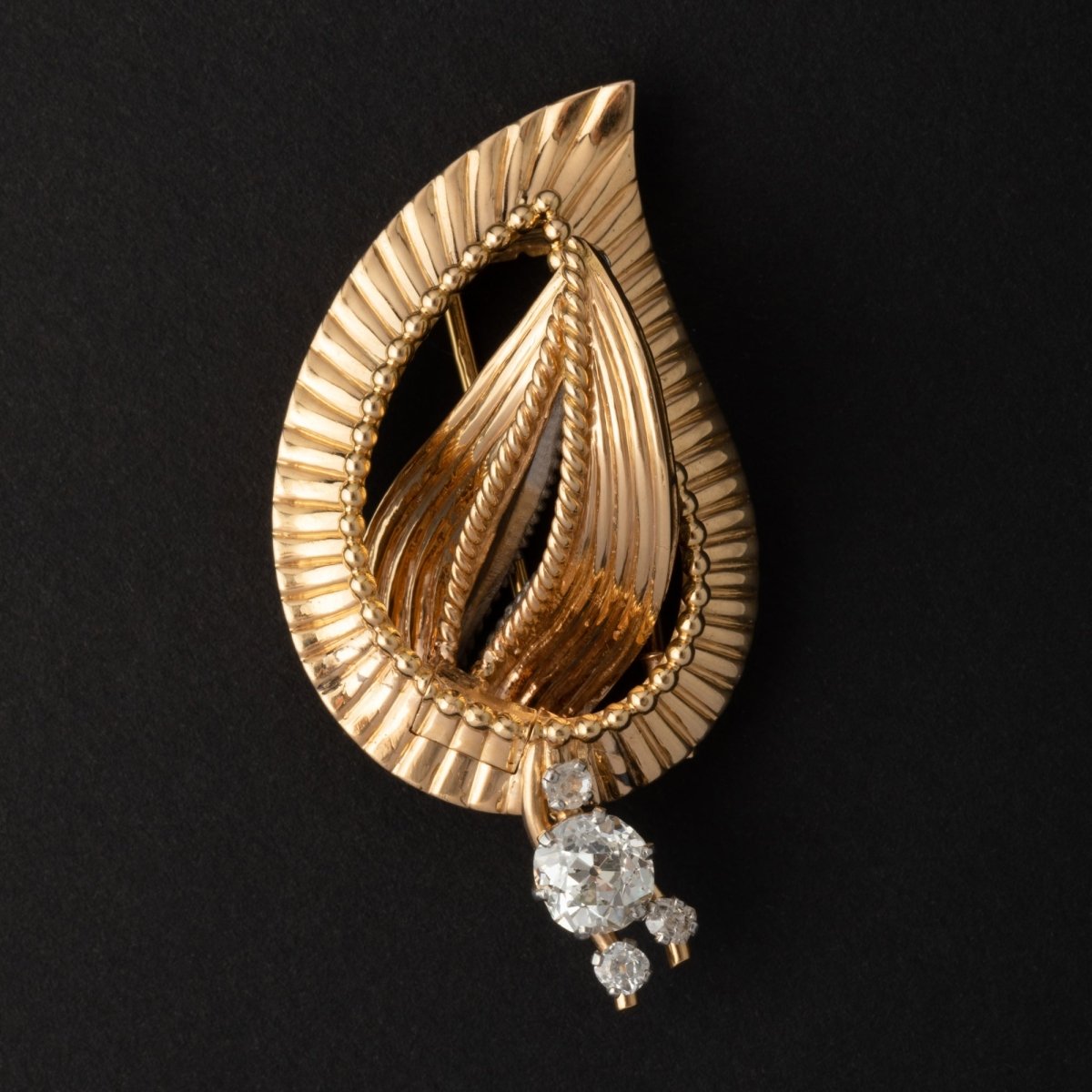 Broche Feuille - Maison Eloe