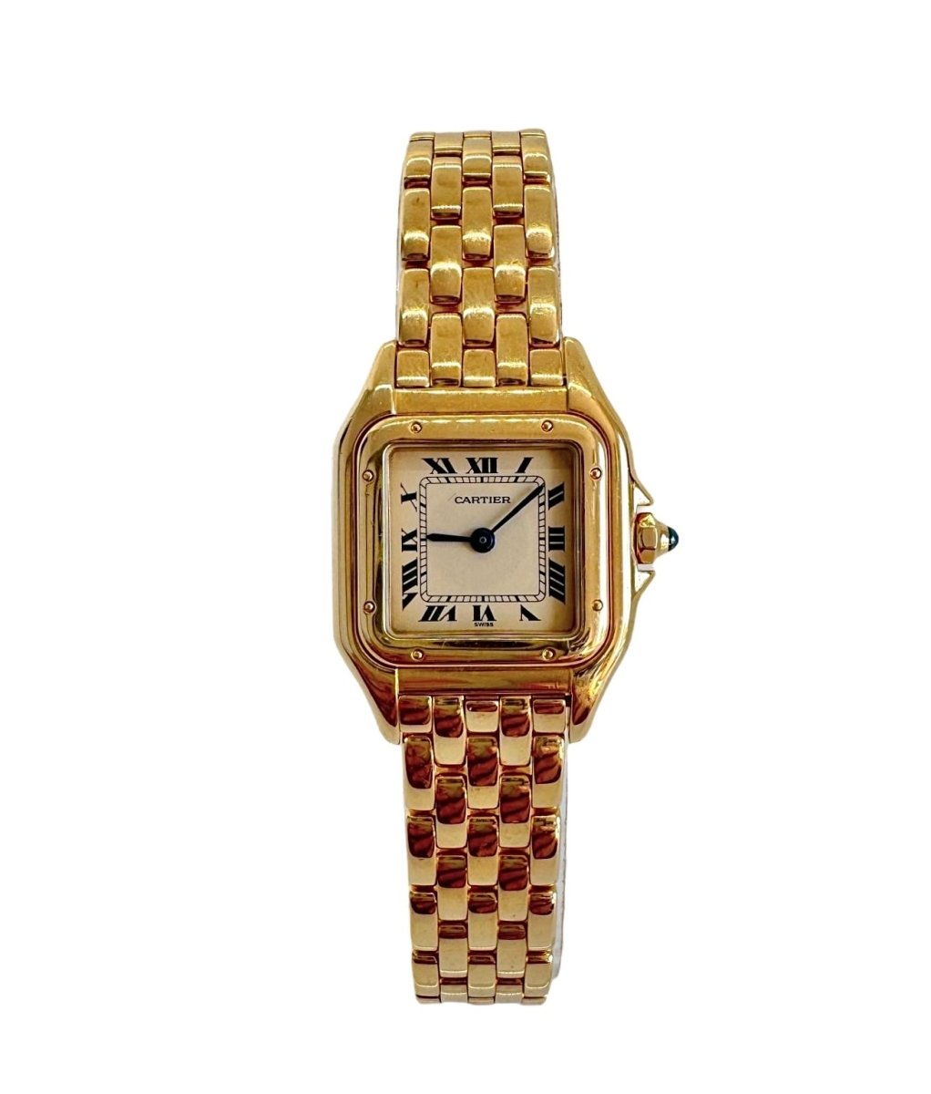 Montre Cartier Panthère Or Full Set - Maison Eloe