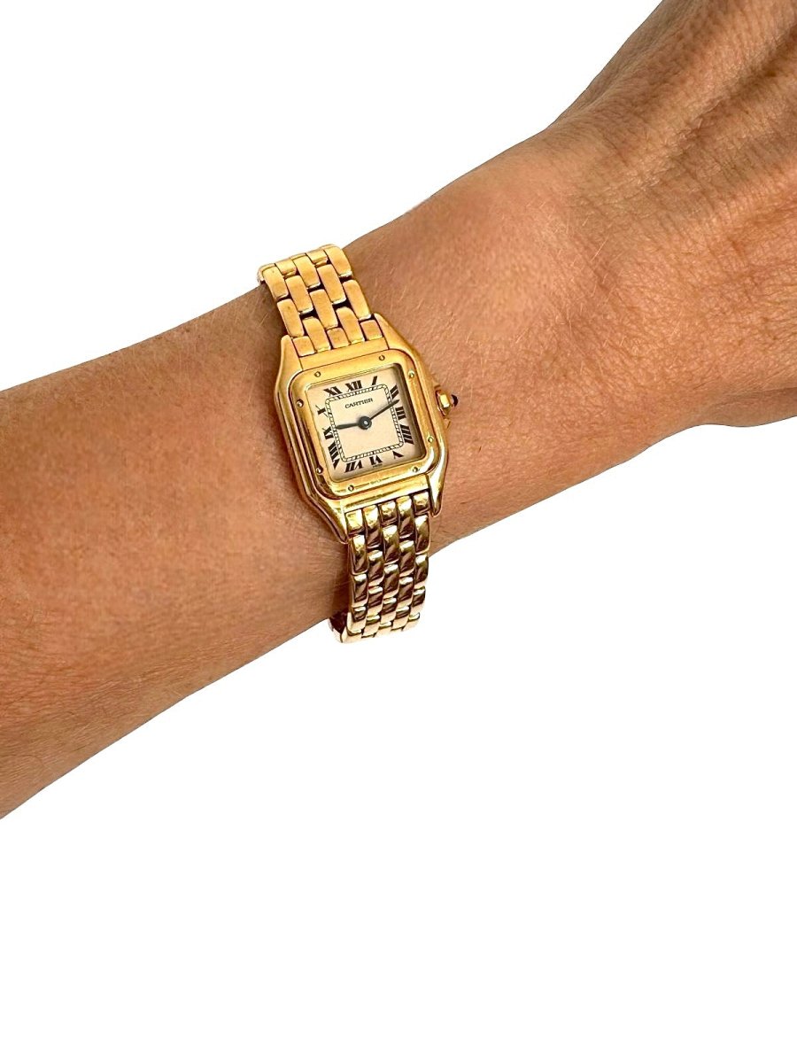 Montre Cartier Panthère Or Full Set - Maison Eloe