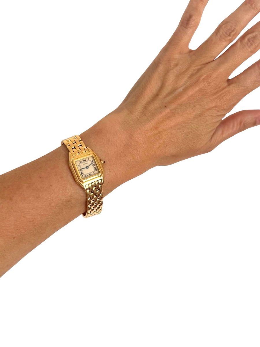 Montre Cartier Panthère Or Full Set - Maison Eloe