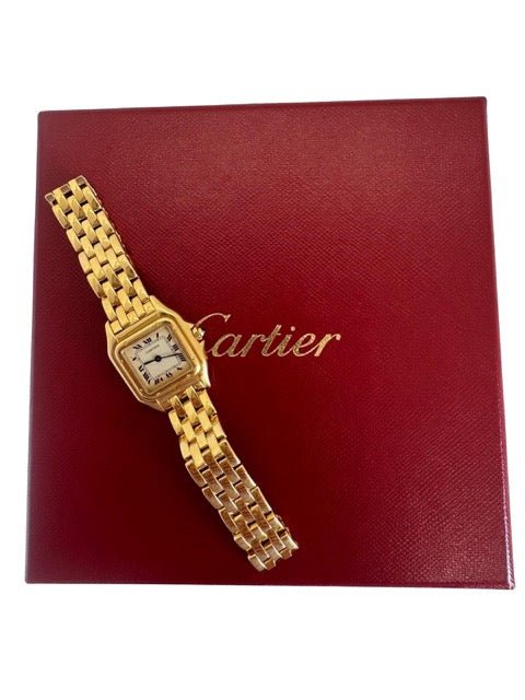 Montre Cartier Panthère Or Full Set - Maison Eloe