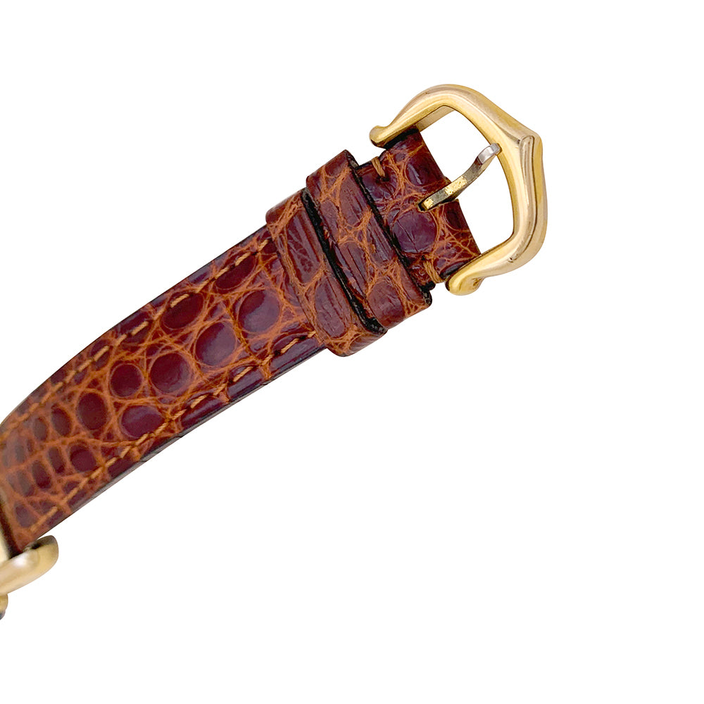 Cartier "Tank Must" watch, gold-plated silver.