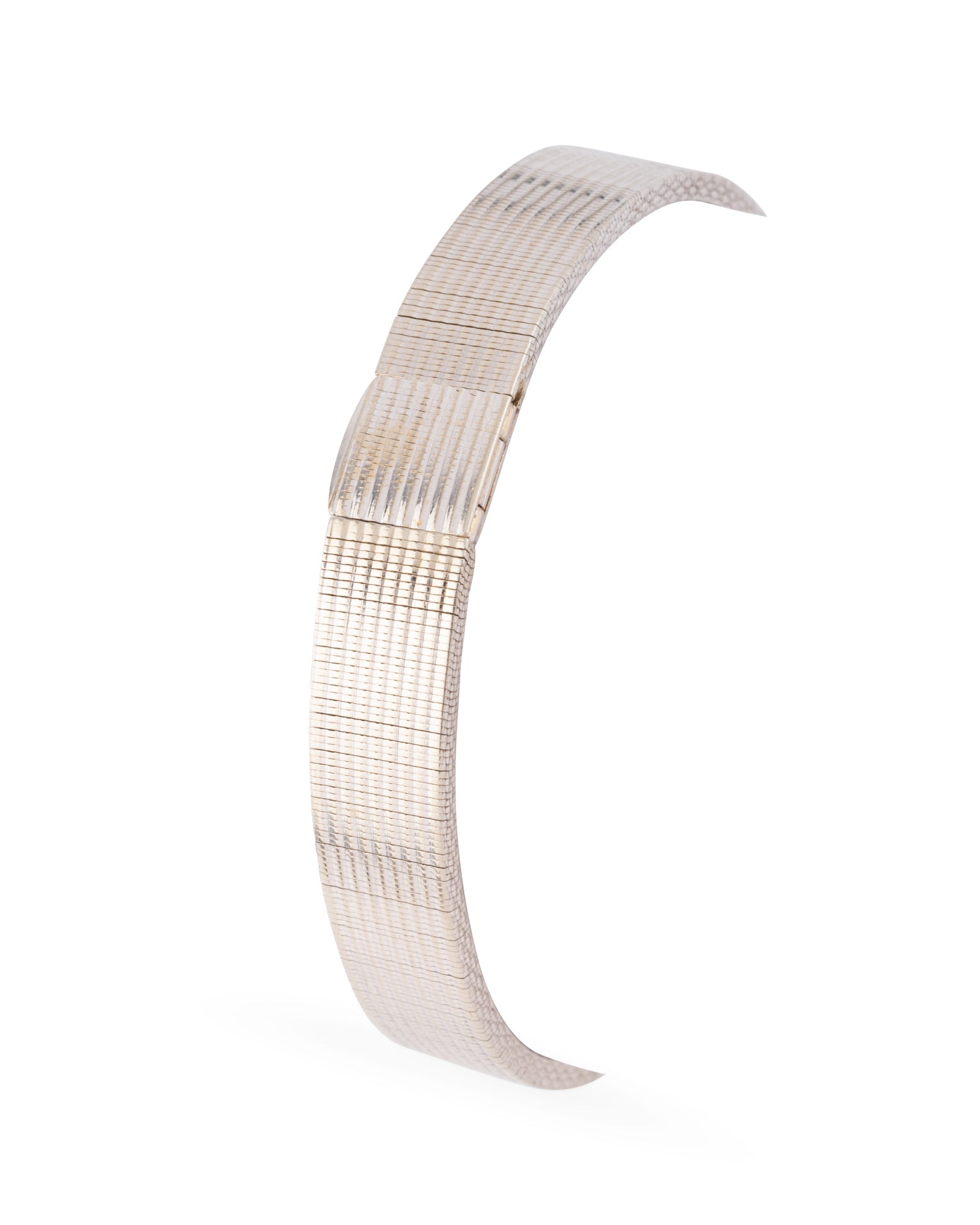 Cartier vintage white gold Duoplan watch