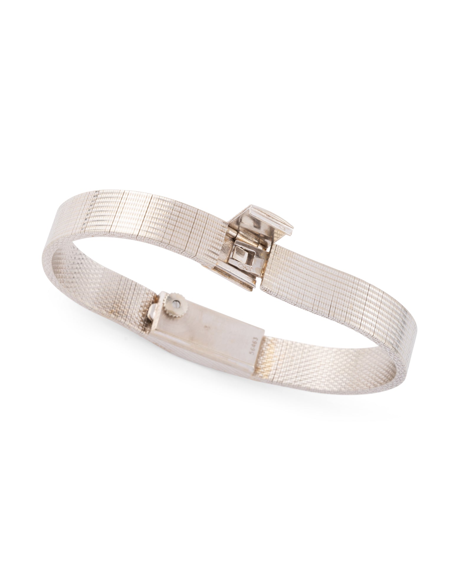 Cartier vintage white gold Duoplan watch