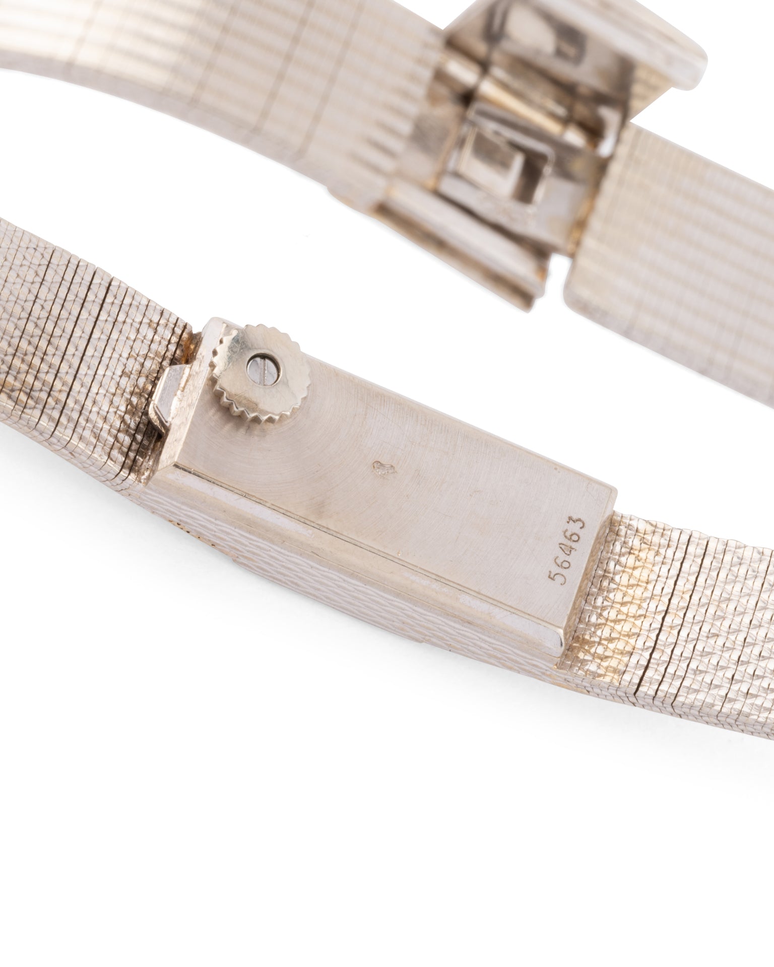 Cartier vintage white gold Duoplan watch