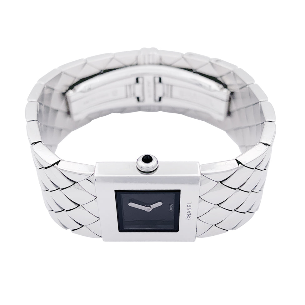 Chanel watch, "Quilted", steel.