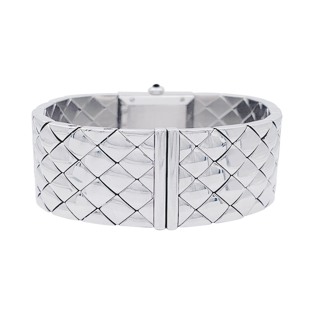 Chanel watch, "Quilted", steel.