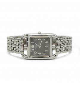 Hermès "CAPE COD" steel on steel watch