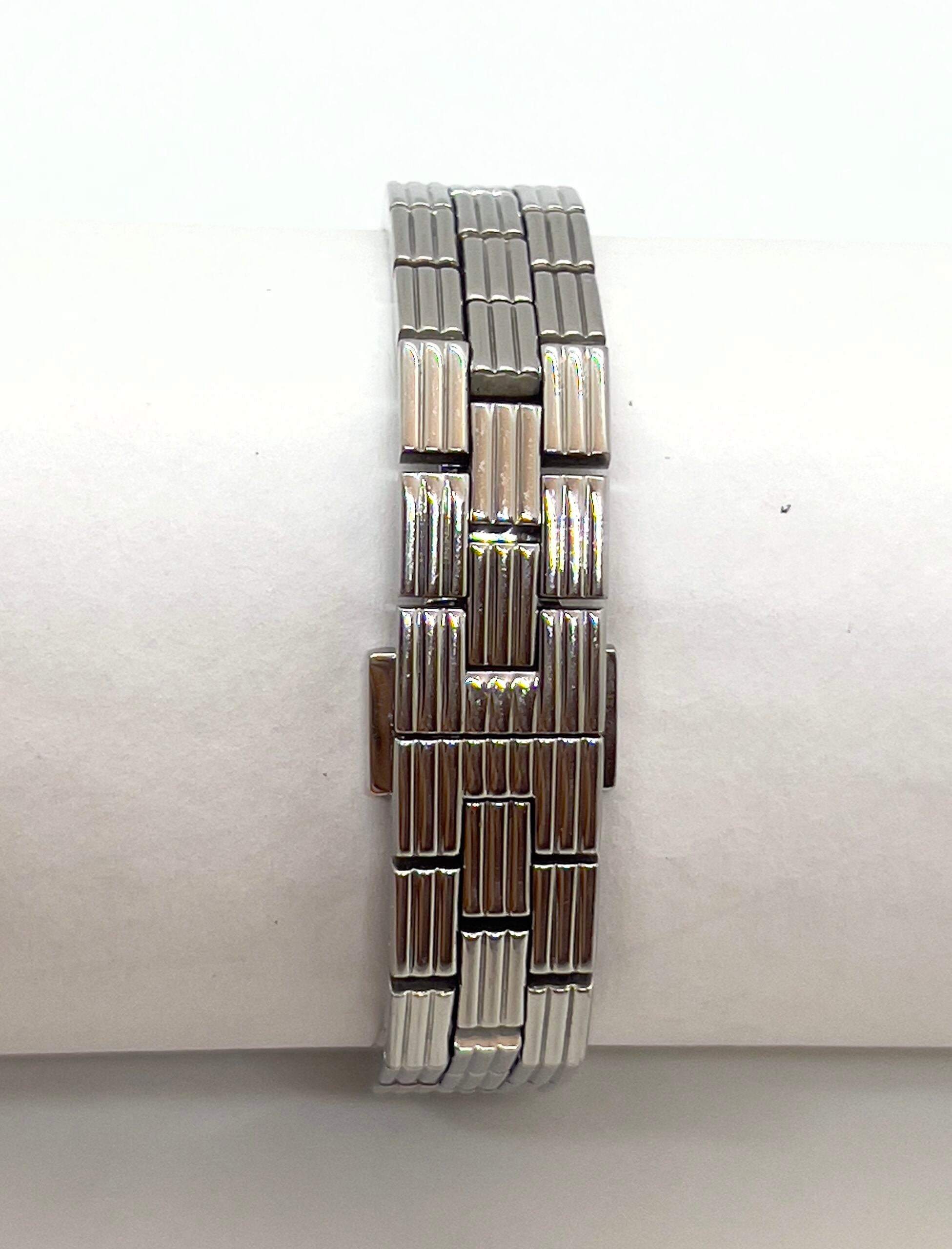 Poiray, steel on steel watch