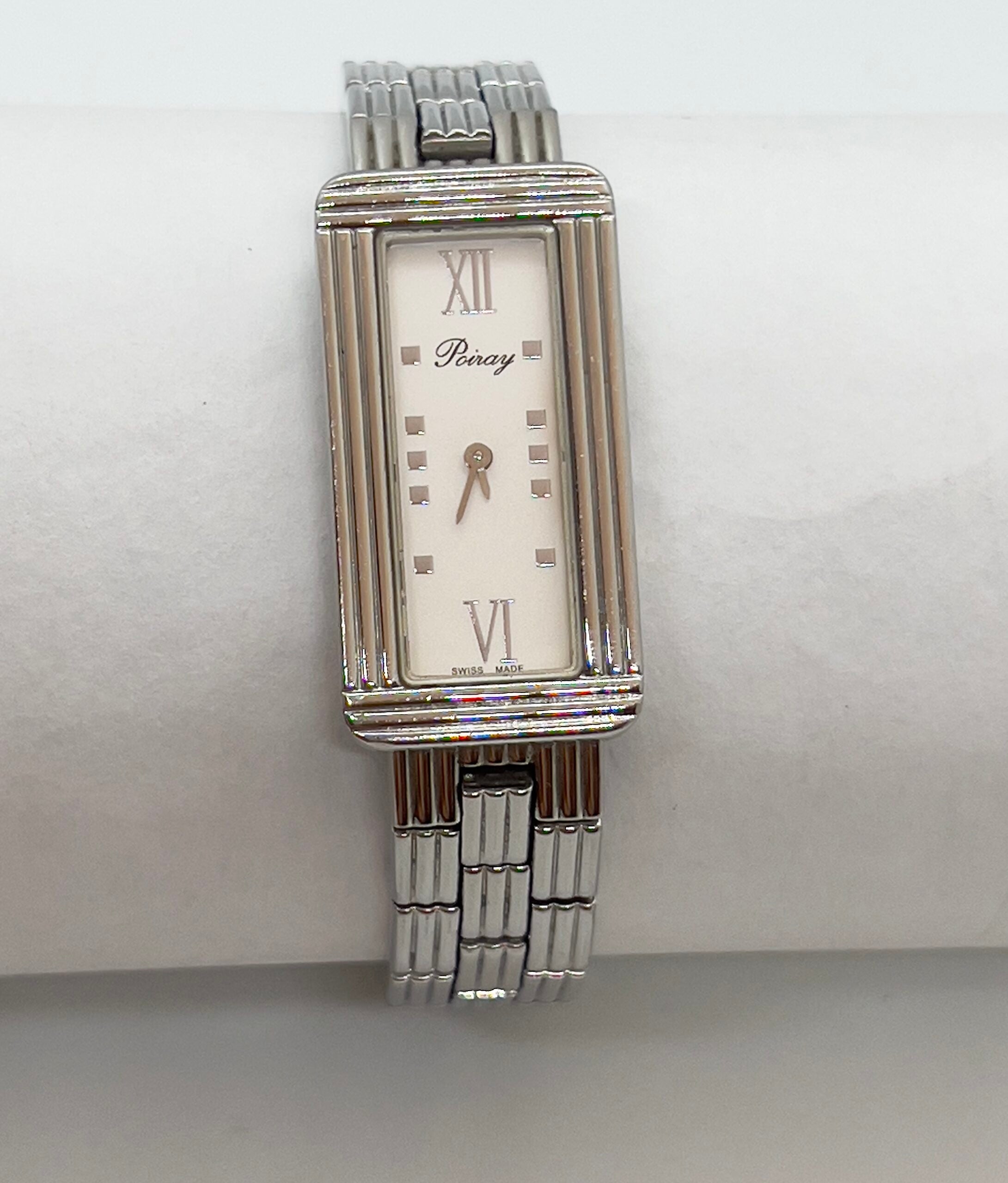 Poiray, montre en acier sur acier