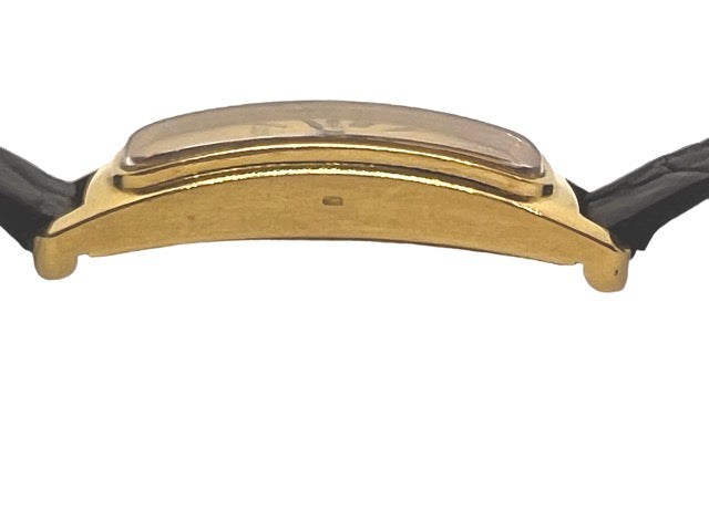 Vintage Van Cleef & Arpels watch, gold on leather