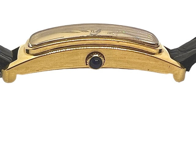 Vintage Van Cleef & Arpels watch, gold on leather