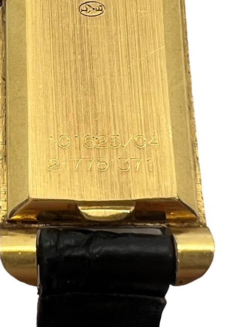 Vintage Van Cleef & Arpels watch, gold on leather
