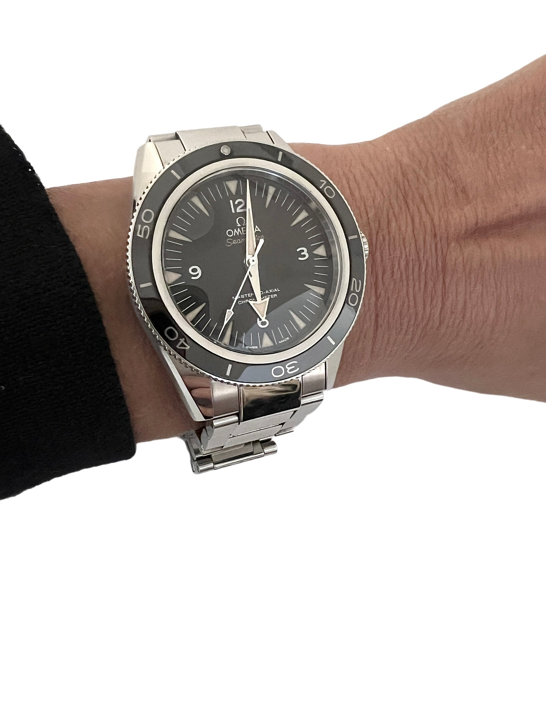 Oméga, Seamaster 300, acier sur acier, full set