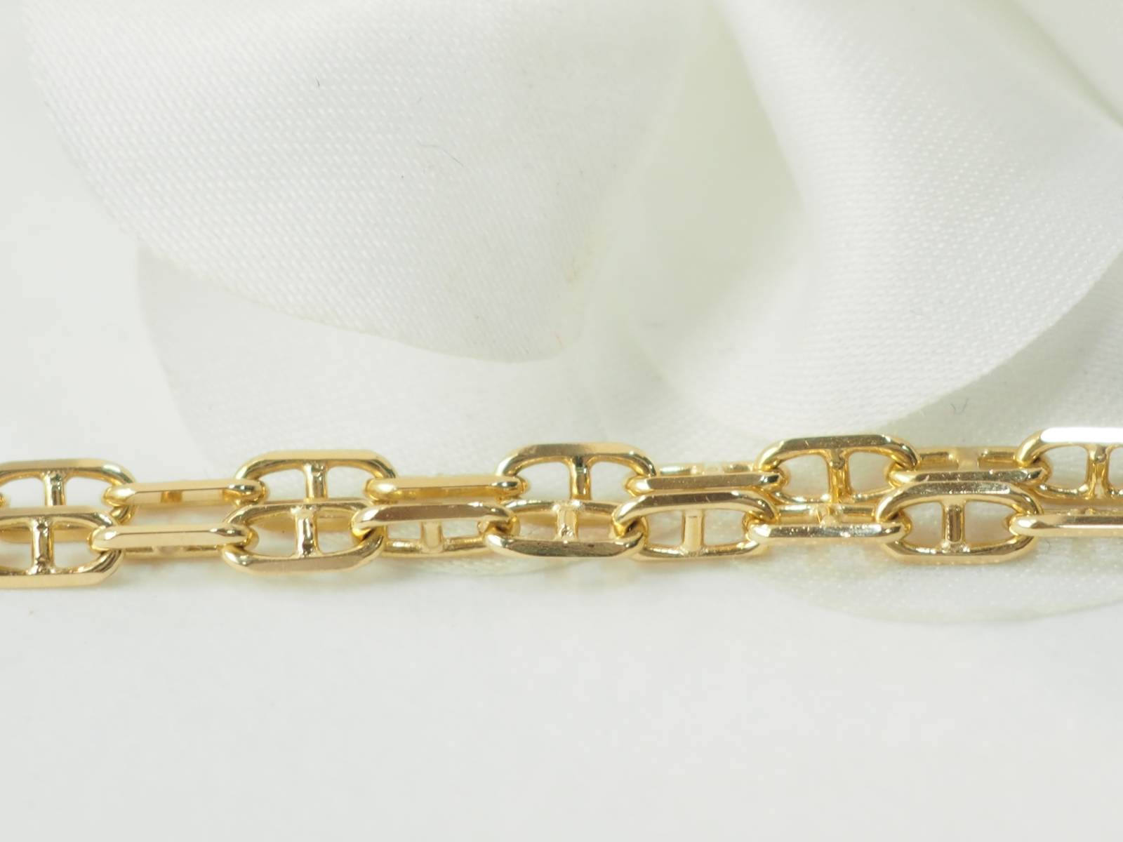 Collier maille marine en or jaune