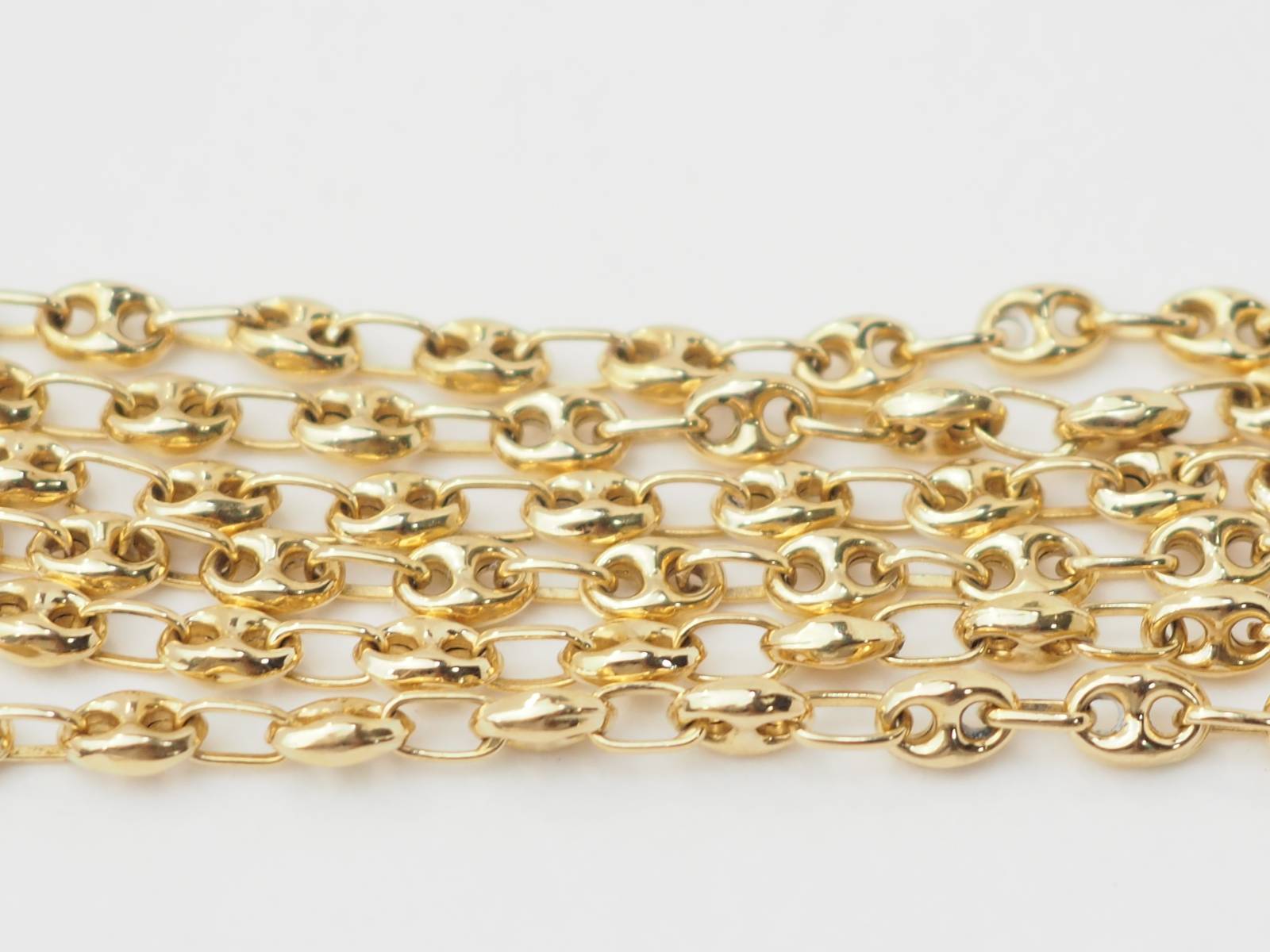 Collier maille grain de café