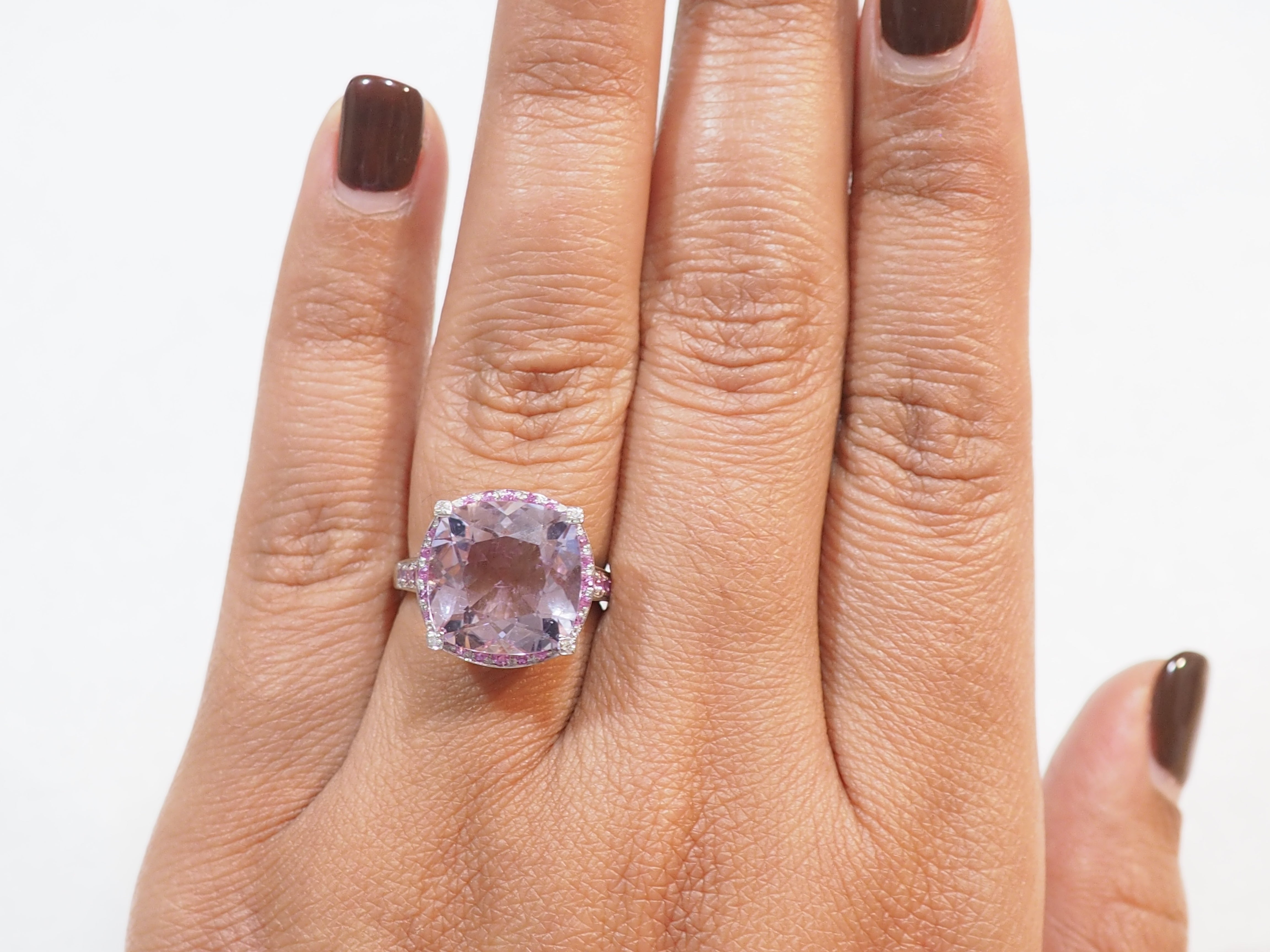 Bague Mauboussin "Couleur d'Amour" en or blanc et Améthyste