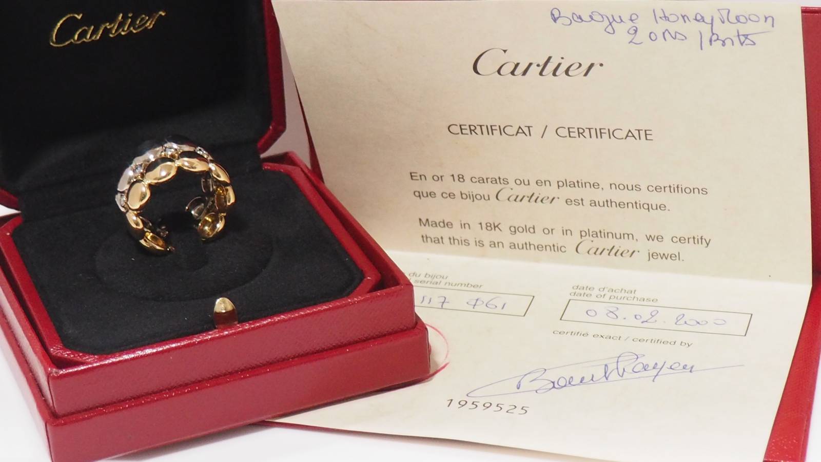 Cartier, Honeymoon ring