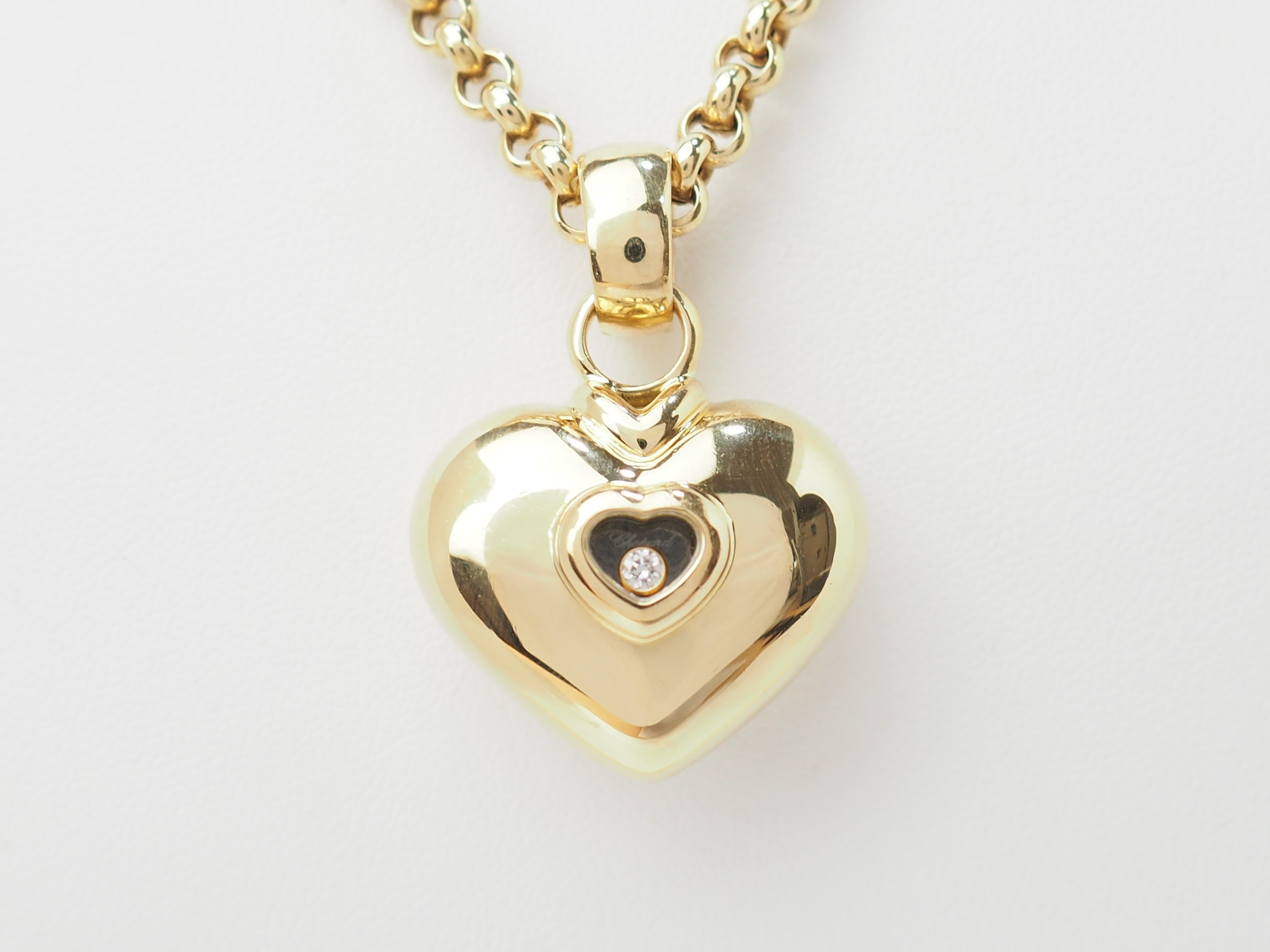 Collier Chopard Happy Diamonds en or jaune et diamant