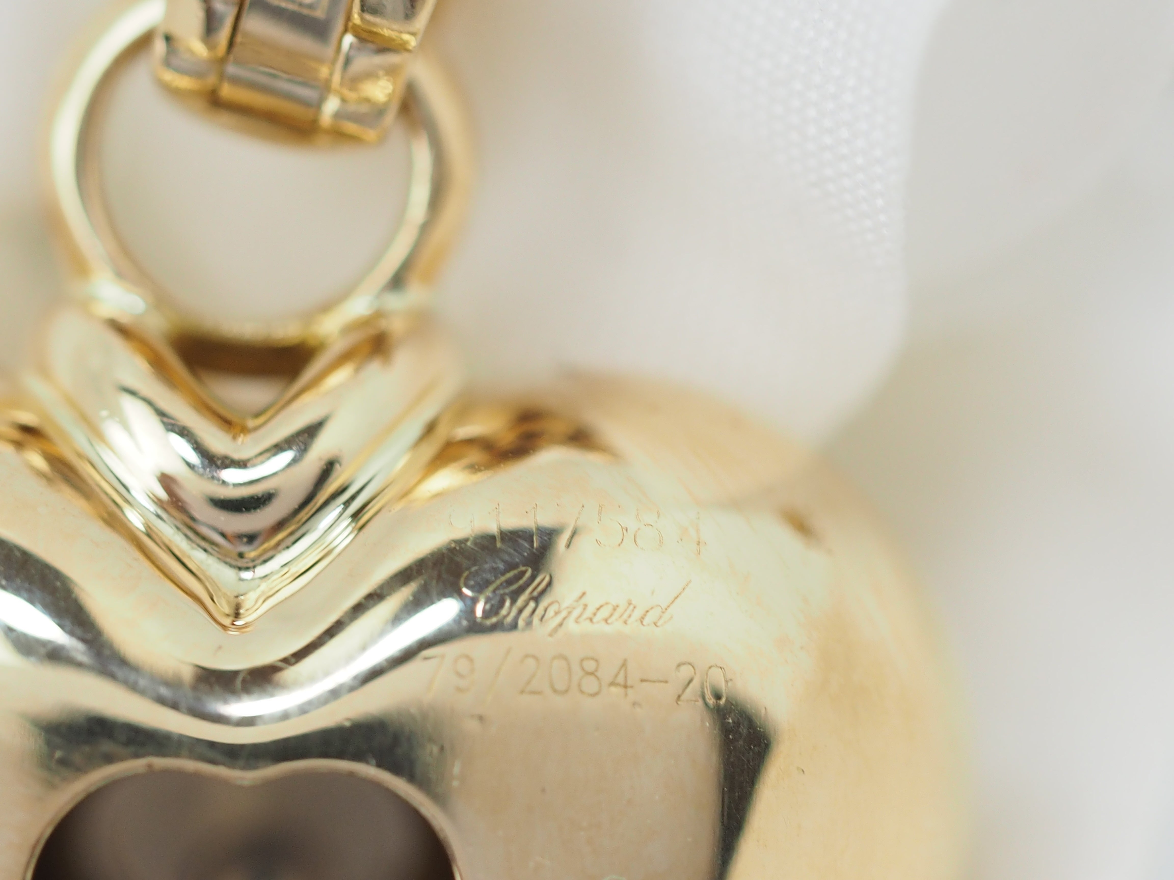 Collier Chopard Happy Diamonds en or jaune et diamant