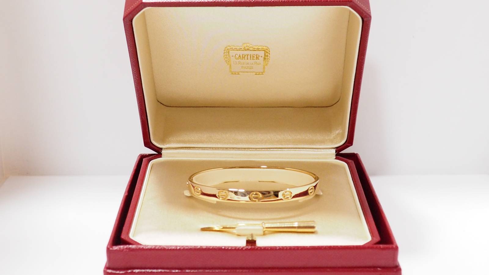 Cartier bracelet Love vintage signé Cipullo
