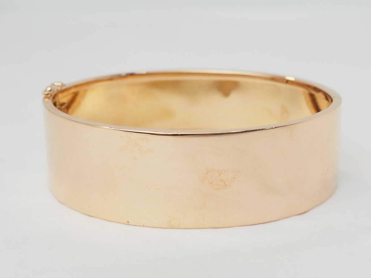 Bracelet ancien à décor floral en or rose - Maison Eloe